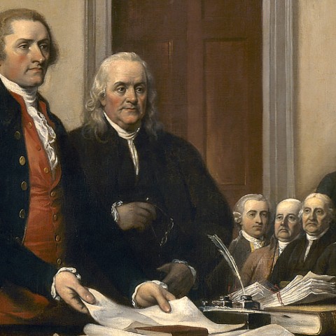 Painting of Founding Fathers