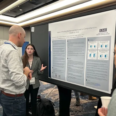 UNE students and faculty present two research studies at the 96th Annual Eastern Psychological Association Conference 