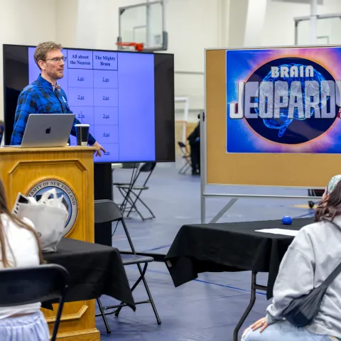 Eighth UNE Brain, Body, and Wellness Fair teaches public about brain's limitations, wonders
