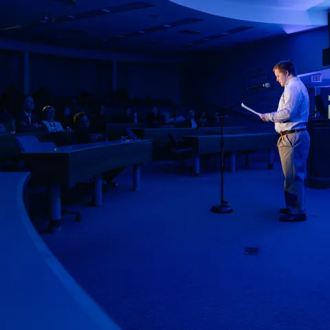 The third Health Care Story Slam at the University of New England included eight storytellers with varied personal tales of empathy and resilience – rounding out a troupe of performers that included individuals from marginalized communities. 