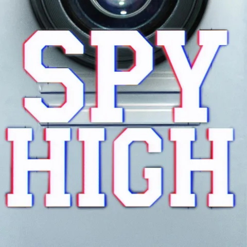 Cropped image of "Spy High" docuseries promotional art