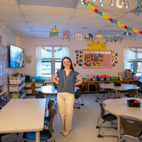 Shauna Curran Education Major during her teaching expereince