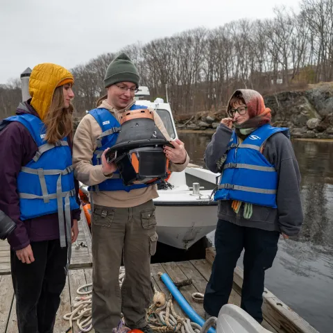 UNE students track coastal currents, aided by technology from Portland start-up