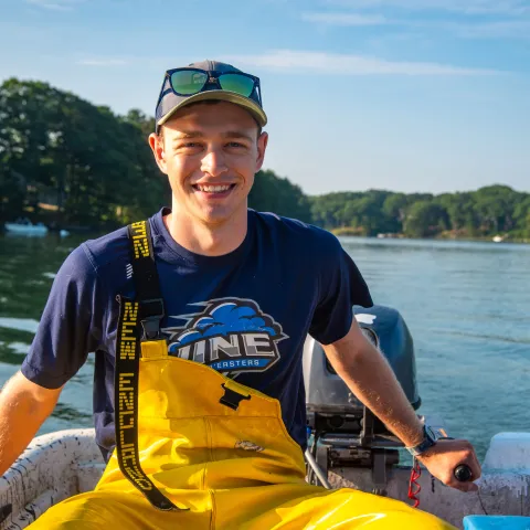 Headshot of Jackson Martine on the water