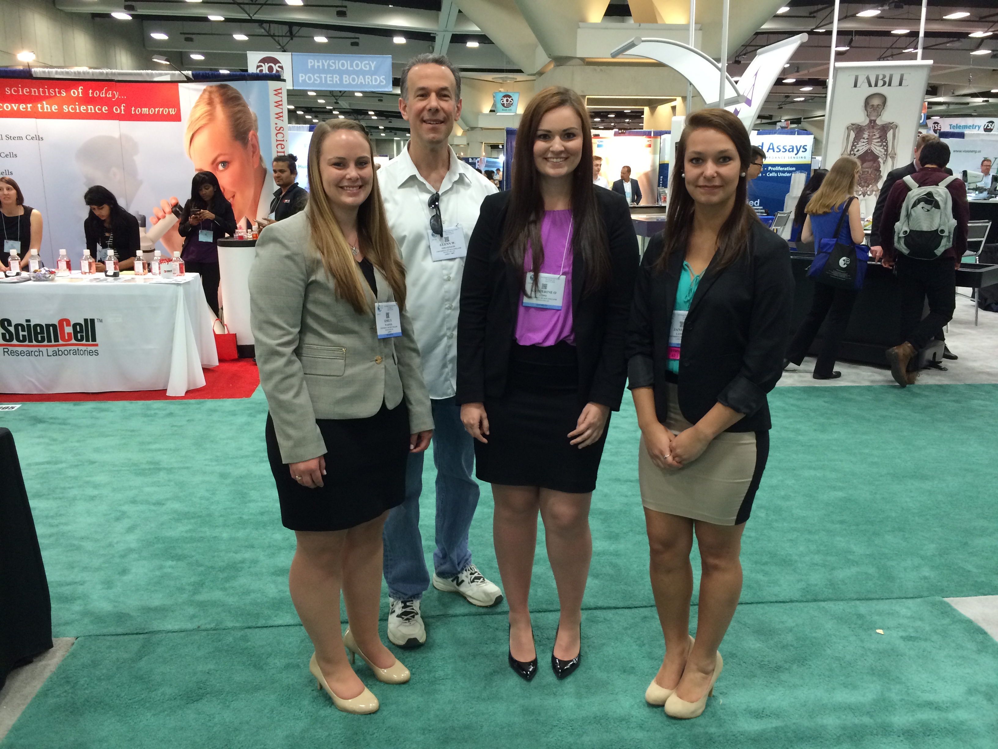 L-R: Emily Warner, Glenn Stevenson, Katie Cone, Janell Lanpher