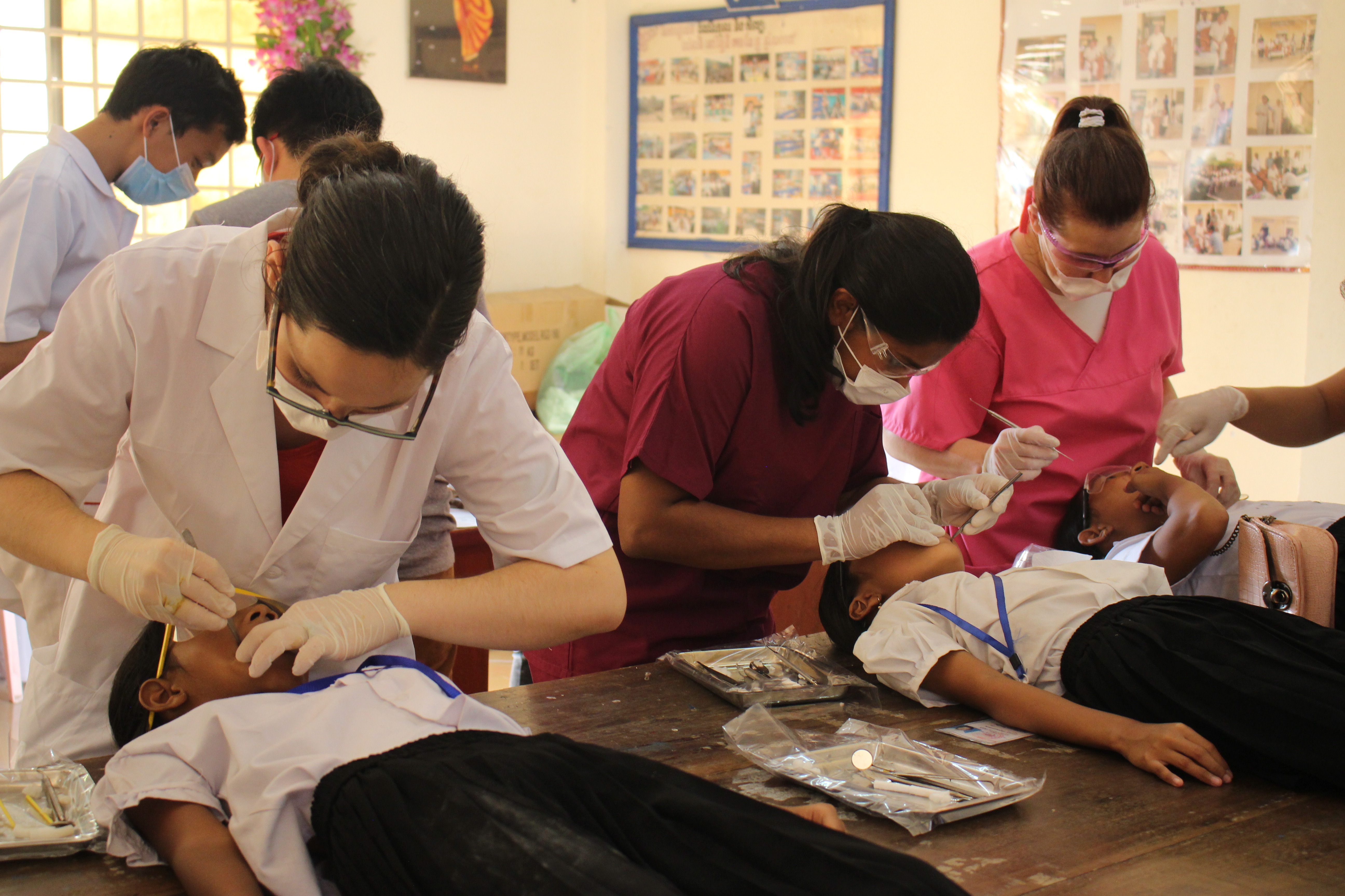 Students share cultural insights and knowledge of dentistry through