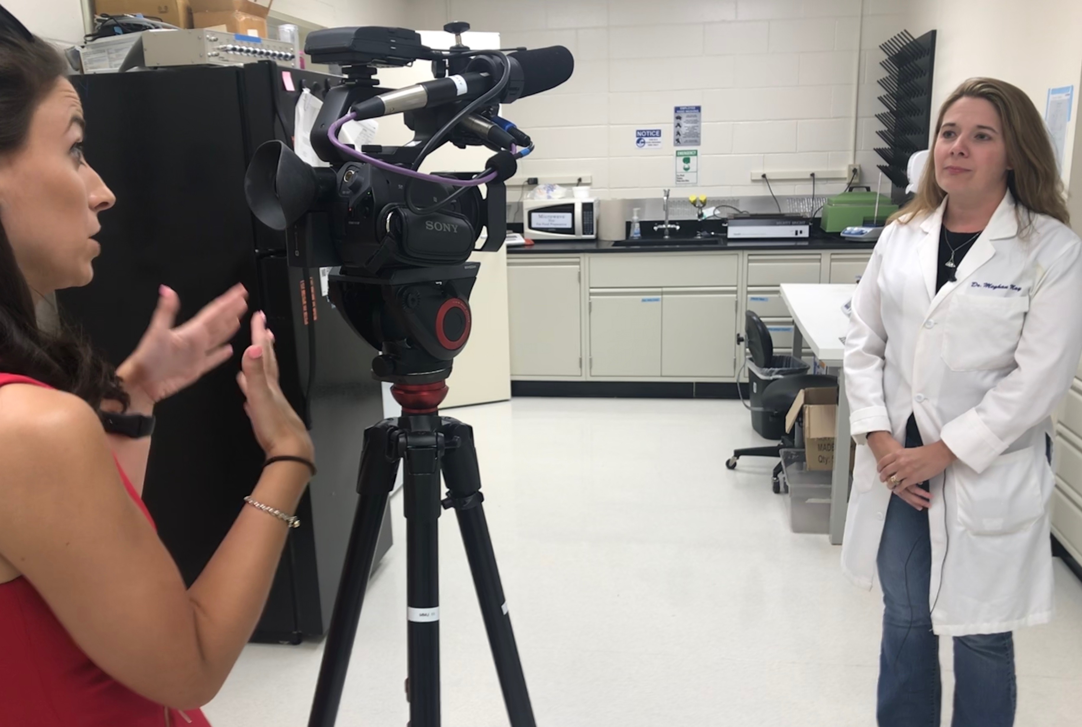 NEWS CENTER Maine's Roslyn Flaherty interviews Meghan May for a report on EEE