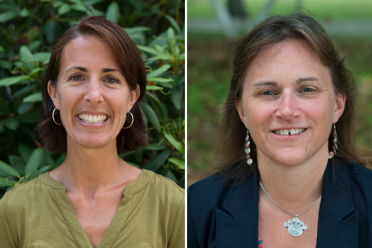 Jennifer Gunderman-King (left) and Holly Parker