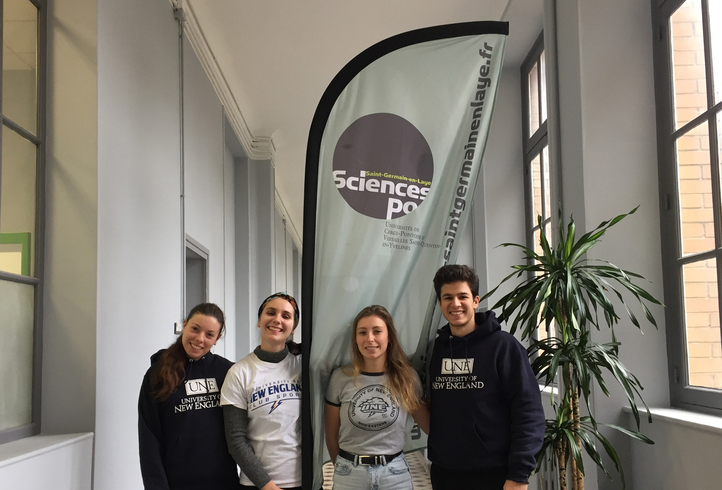 L-R: Clotilde Rispal, Solenne Prat, Julie Caron and Vincent Seroussi