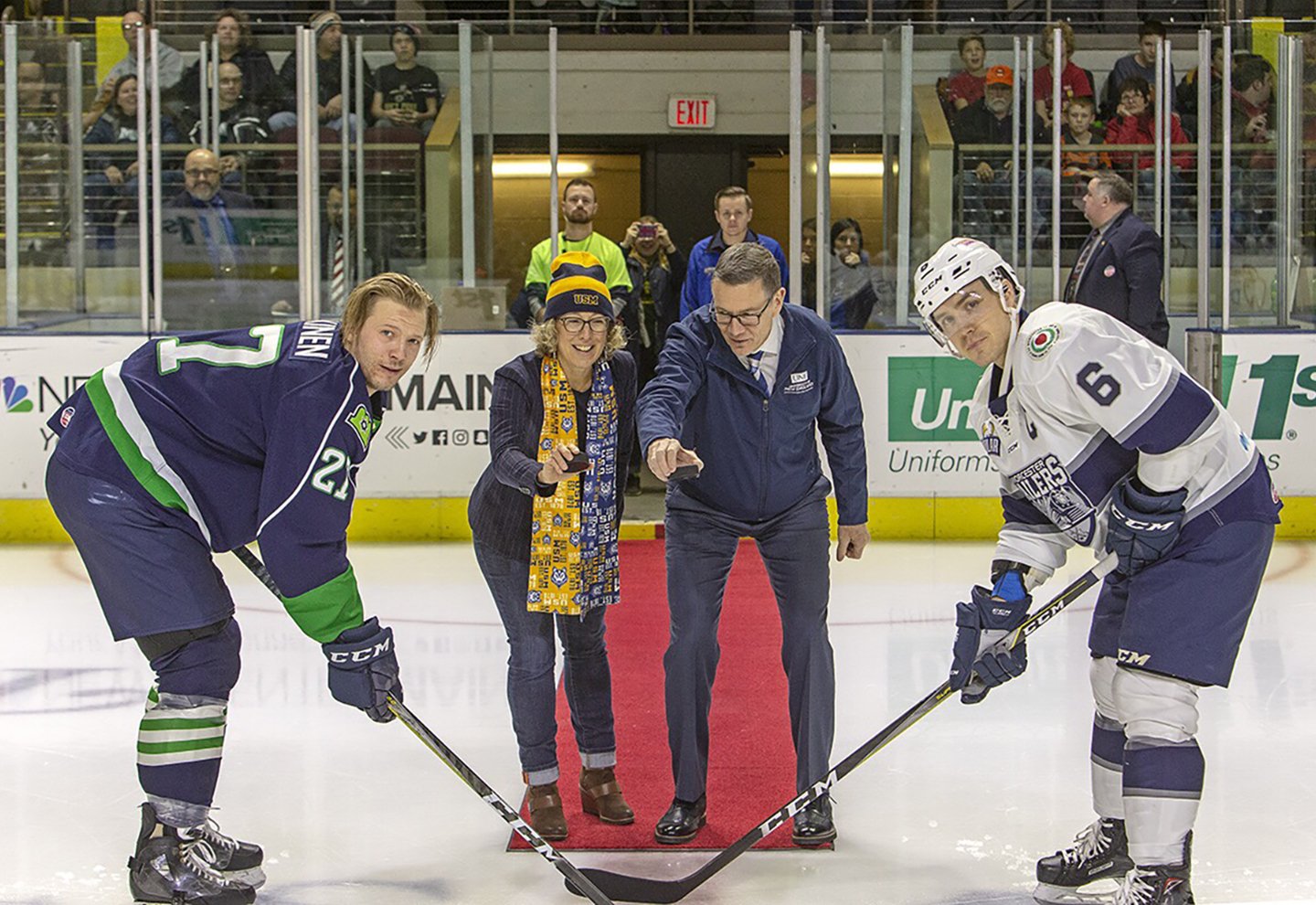 Maine Mariners promotion planned by UNE students featured on ‘WCSH’