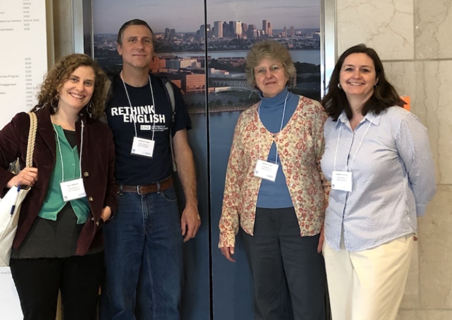 Amy Amoroso, Michael Cripps, Carole Center and Jen Gennaco recently presented at a regional writing conference