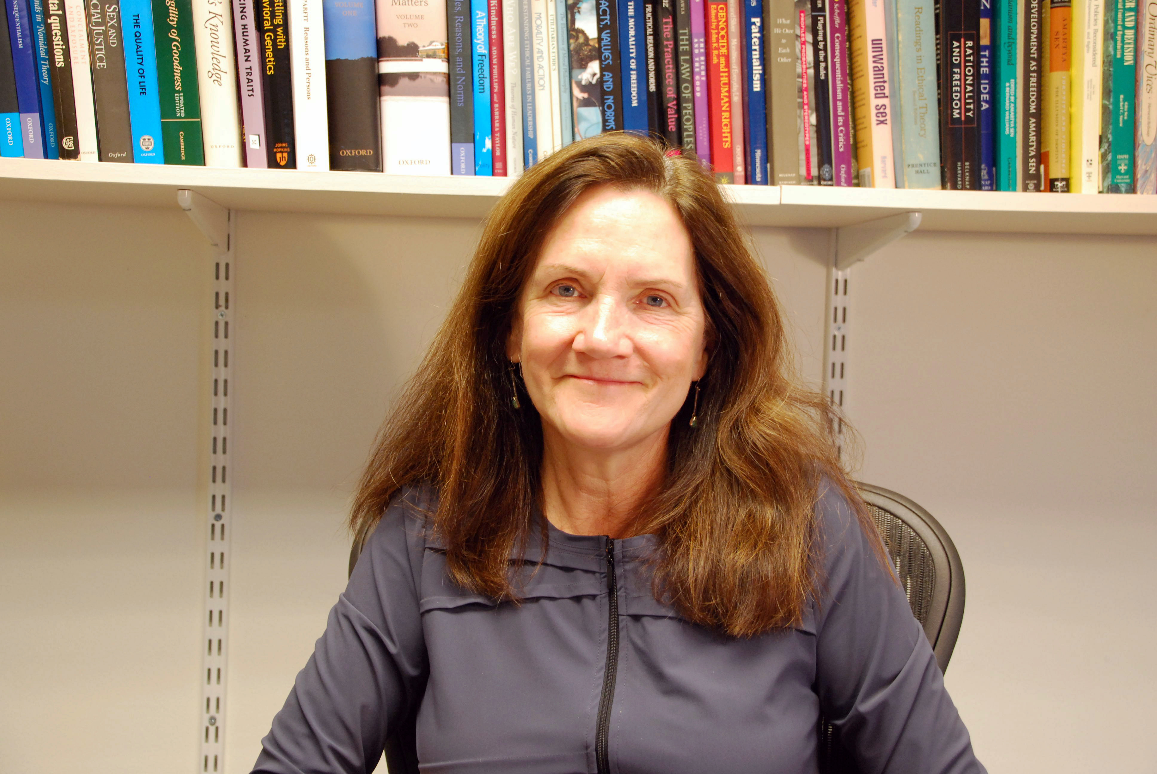 Sarah Conly chairs the Philosophy Department at Bowdoin College